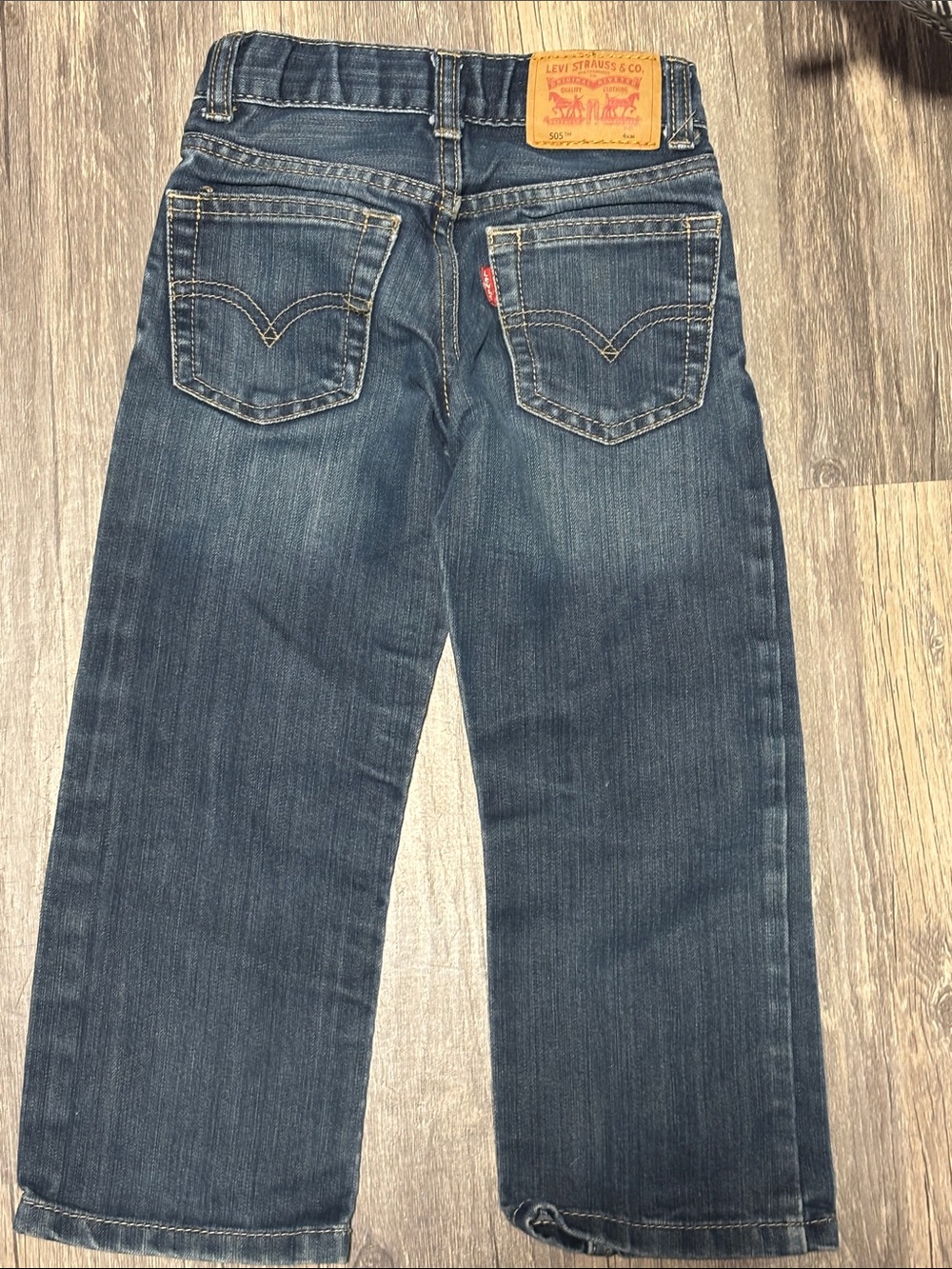 Levi's Dark Blue Straight Leg Kids Jeans